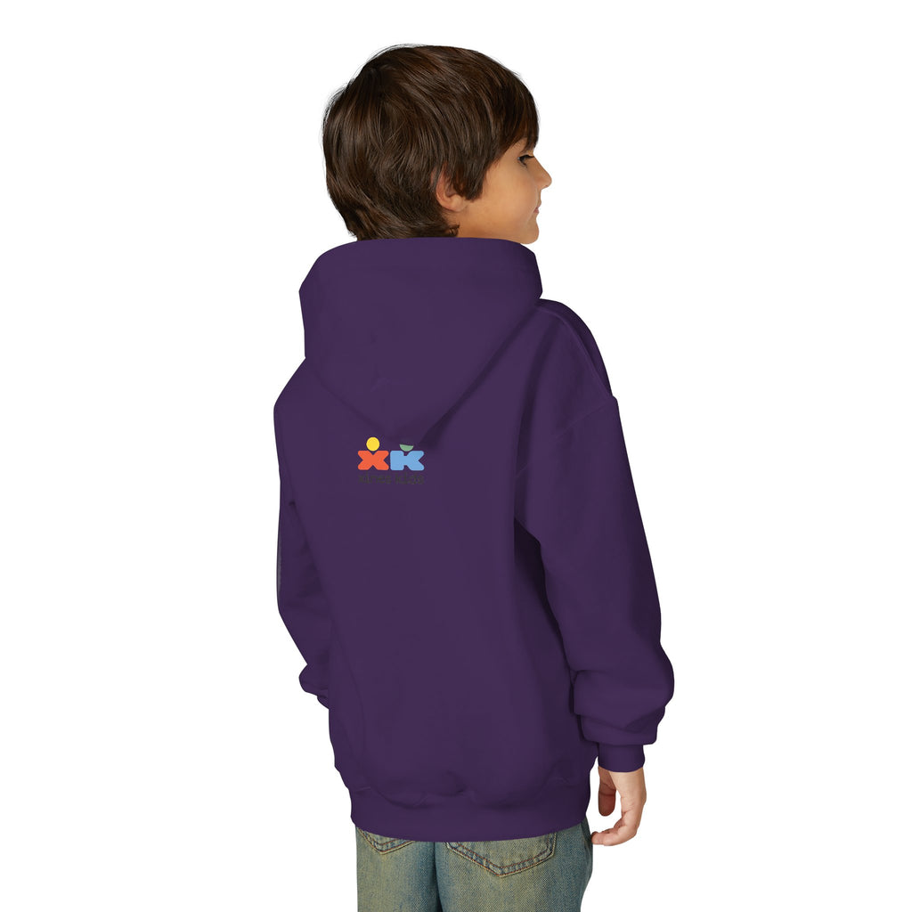 Youth Floral Customizable Hoodie, Cozy Sweatshirt for Boys and Girls, Perfect Gift for Kids, Louie, Teenage Birthdays, Celebrations, [...]