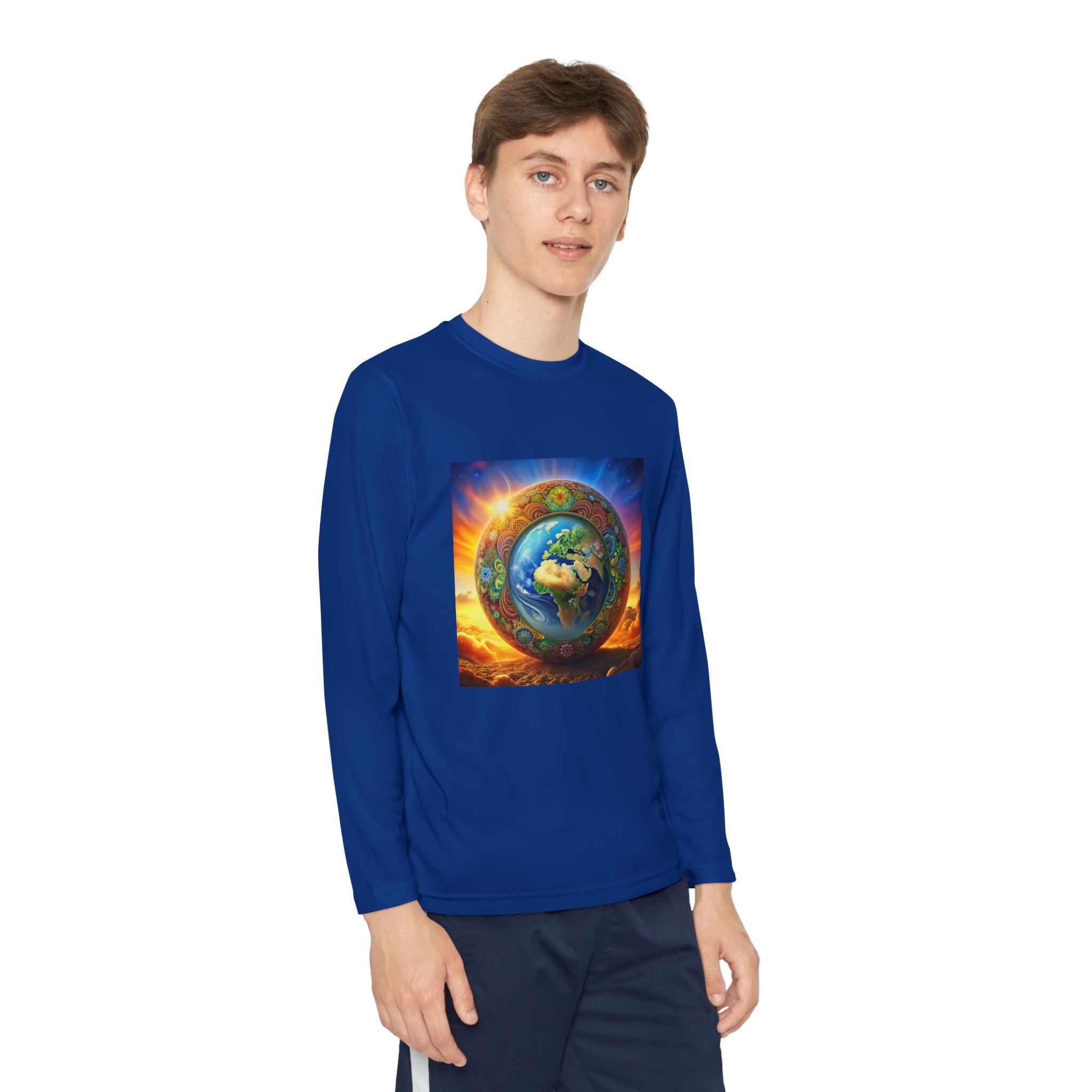 Youth Earth-Inspired Long Sleeve Shirt