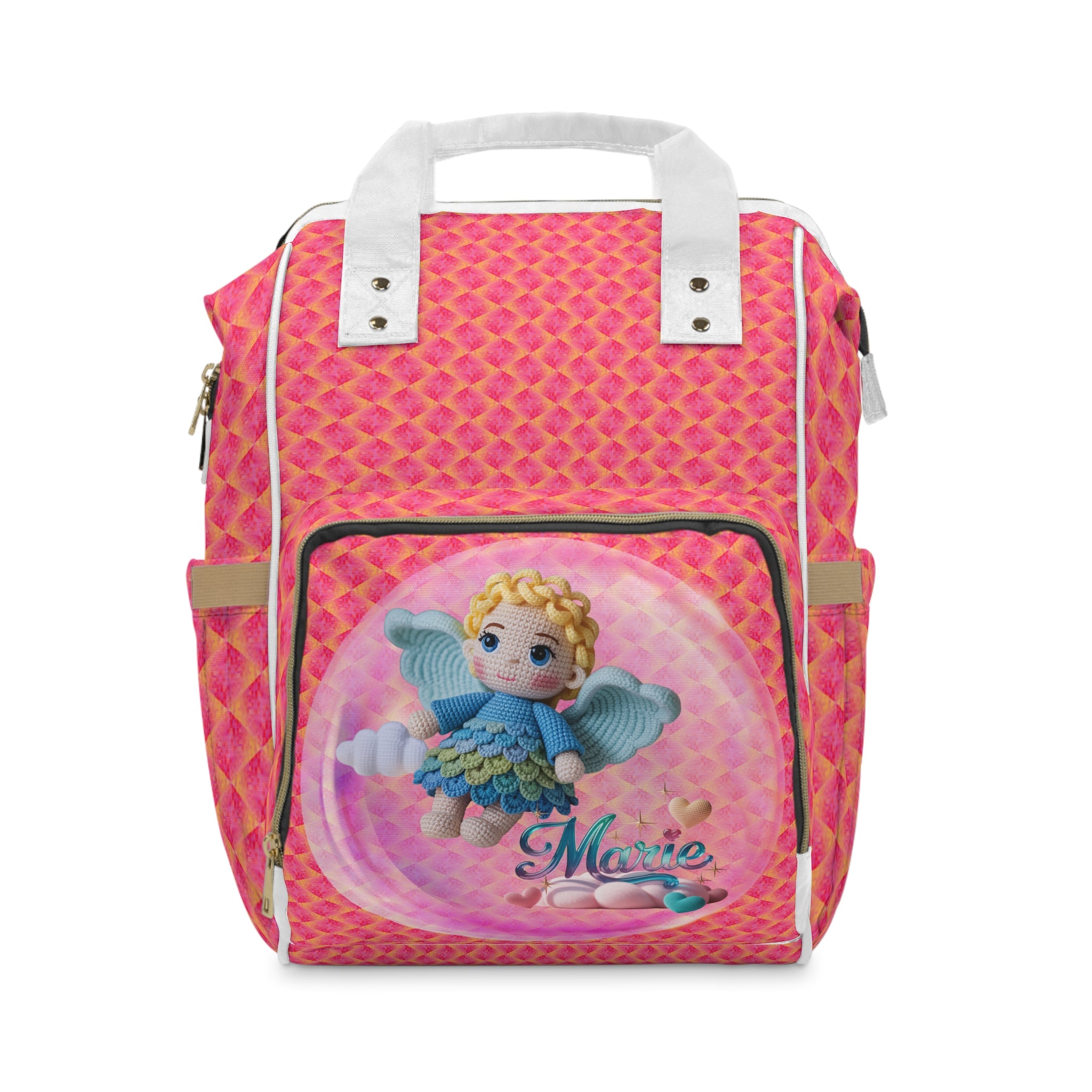 Charming Multifunctional Diaper Backpack - Perfect for New Moms, Baby Showers, Travel, and Everyday Use, Personalized Baby Gear, [...]