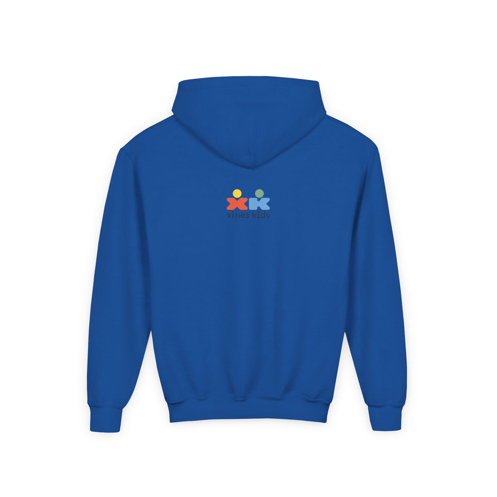 Youth Floral Customizable Hoodie, Cozy Sweatshirt for Boys and Girls, Perfect Gift for Kids, Louie, Teenage Birthdays, Celebrations, [...]
