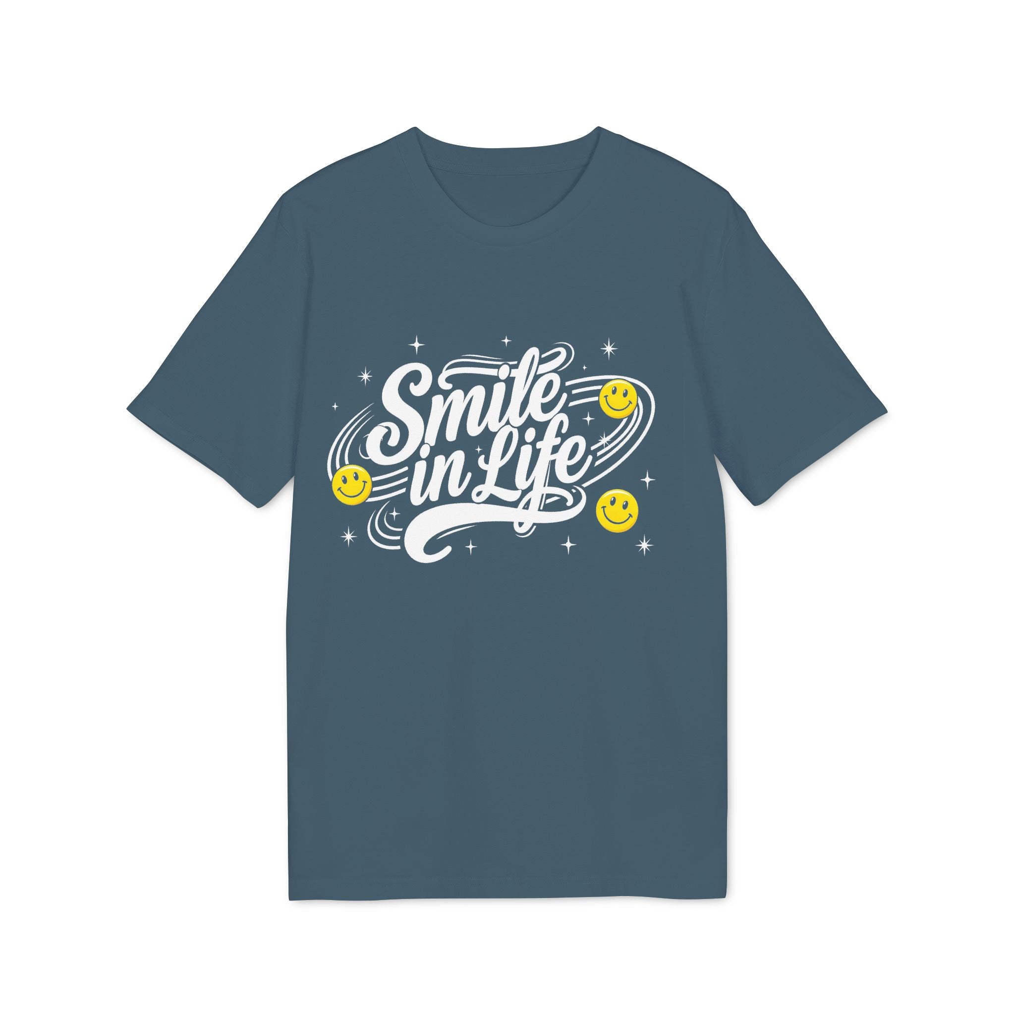 Smile in Life Organic Cotton T-Shirt | McXine Originals Tee Printify