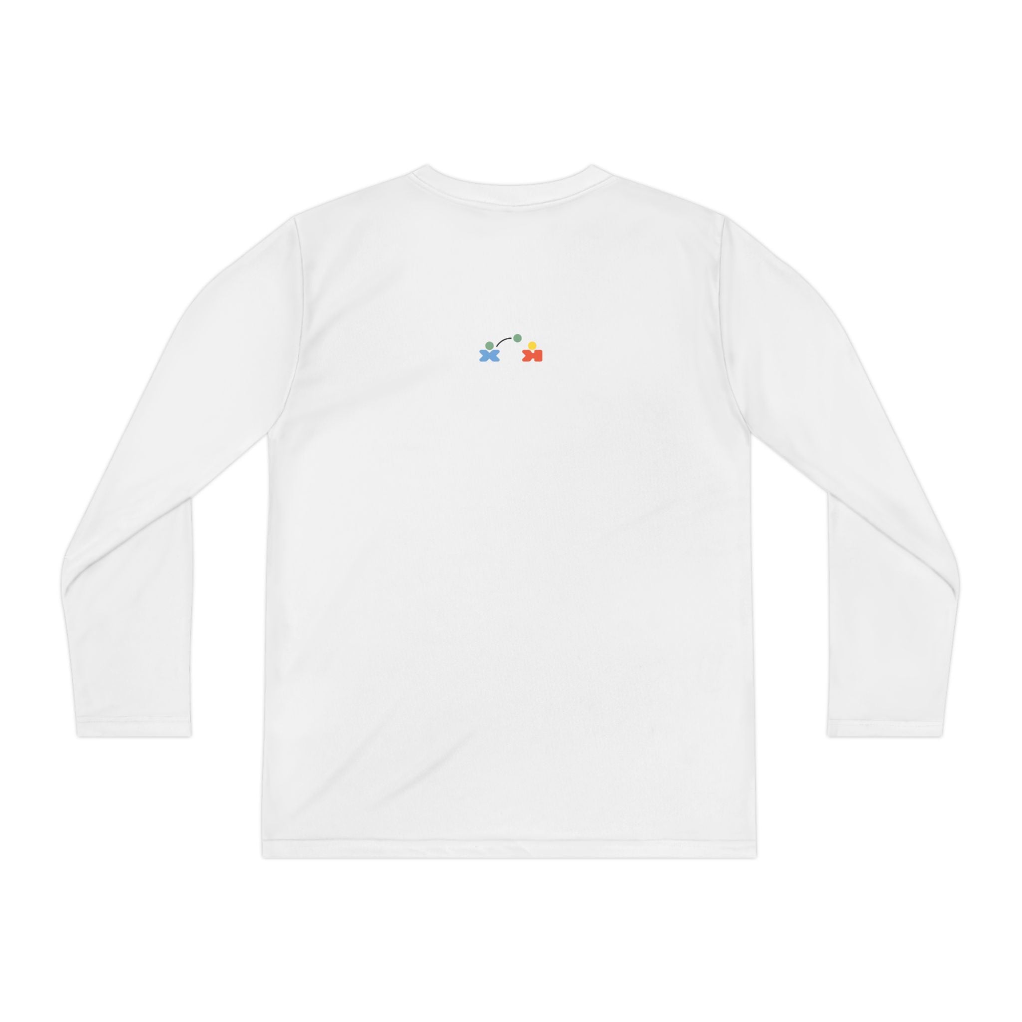 Colorful Youth Long Sleeve Tee, Fun Kids Tee, Rainbow Graphic Shirt, Casual Long Sleeve Top, Playful Apparel for Kids