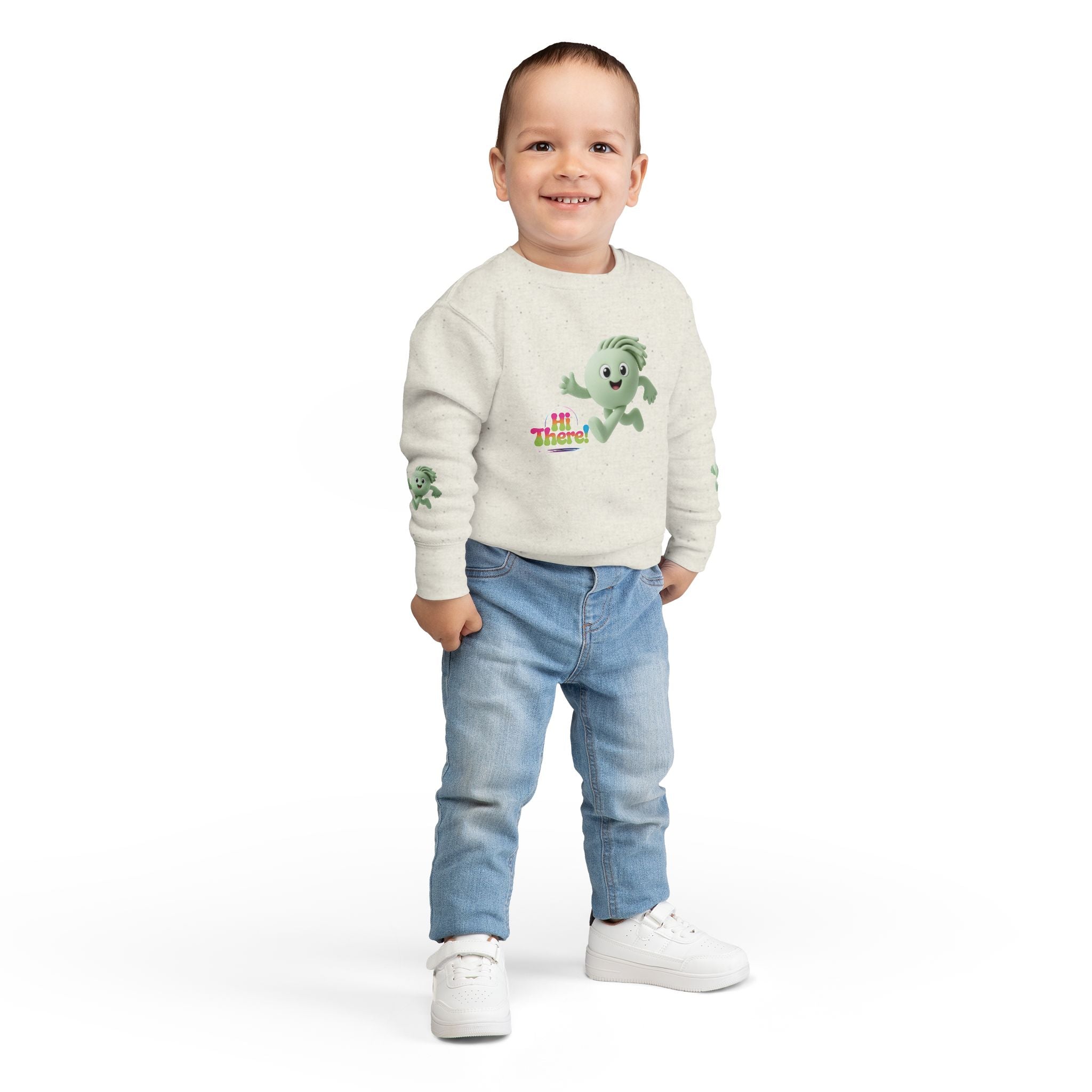 Playful Toddler Sweatshirt with Fun Character Design, Kids Sweatshirt, Cute Toddler Clothes, Gift for Kids, Cozy Toddler Wear, [...]