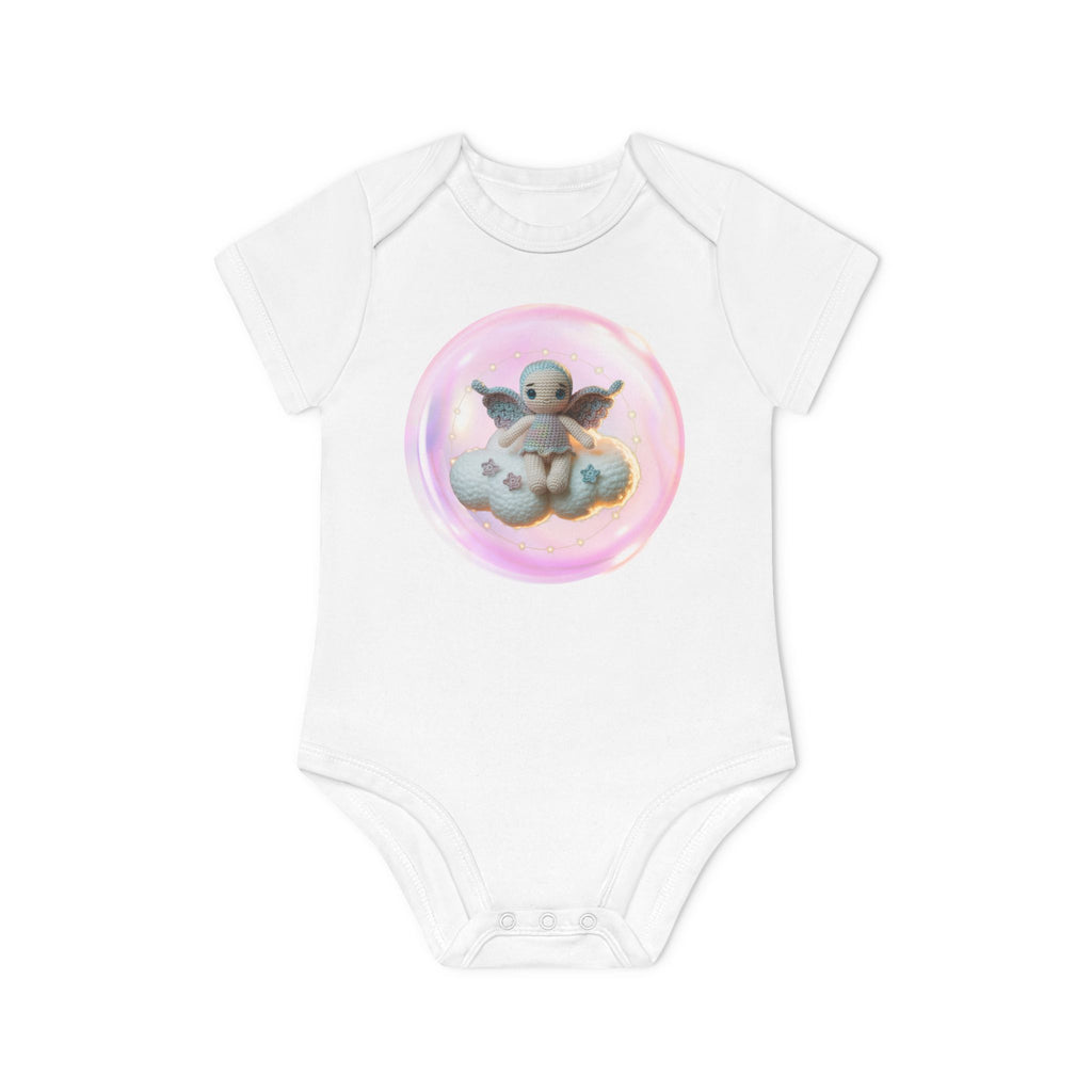 Baby Organic Bodysuit with Cute Cloud Design, Adorable Infant Outfit, Eco-Friendly Baby Clothes, Perfect Baby Shower Gift, Soft Cotton [...]