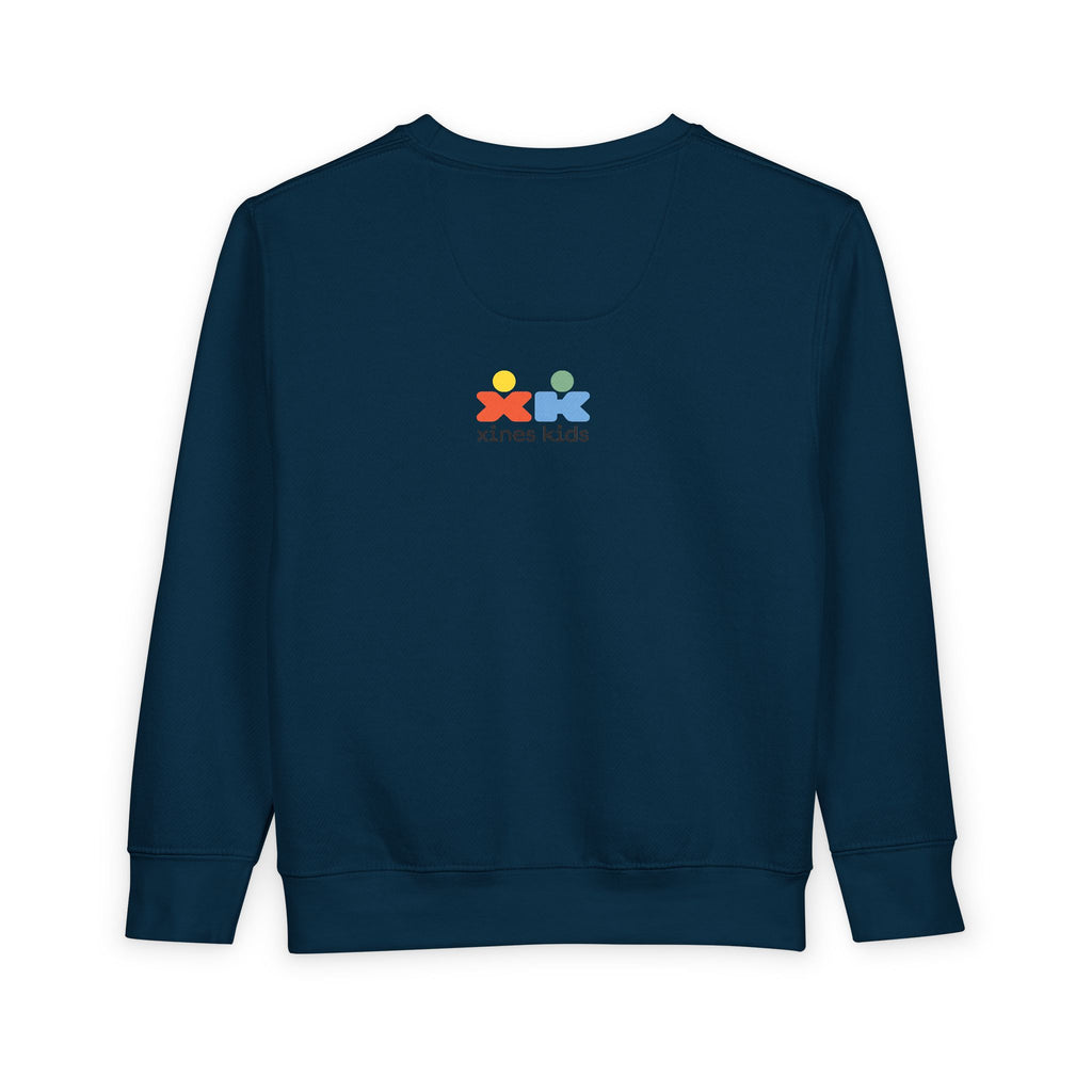 Colorful Toddler Sweatshirt with Custom Name Design, Perfect Gift for Kids Birthdays, Playdates, Family Outings, Fun and Cozy