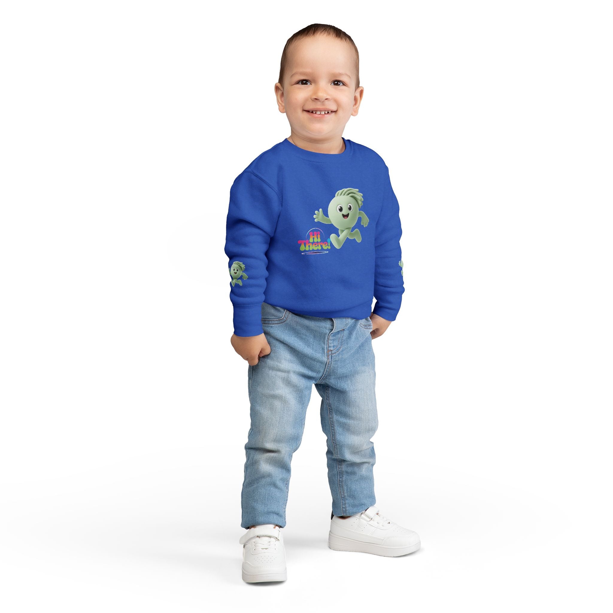 Playful Toddler Sweatshirt with Fun Character Design, Kids Sweatshirt, Cute Toddler Clothes, Gift for Kids, Cozy Toddler Wear, [...]