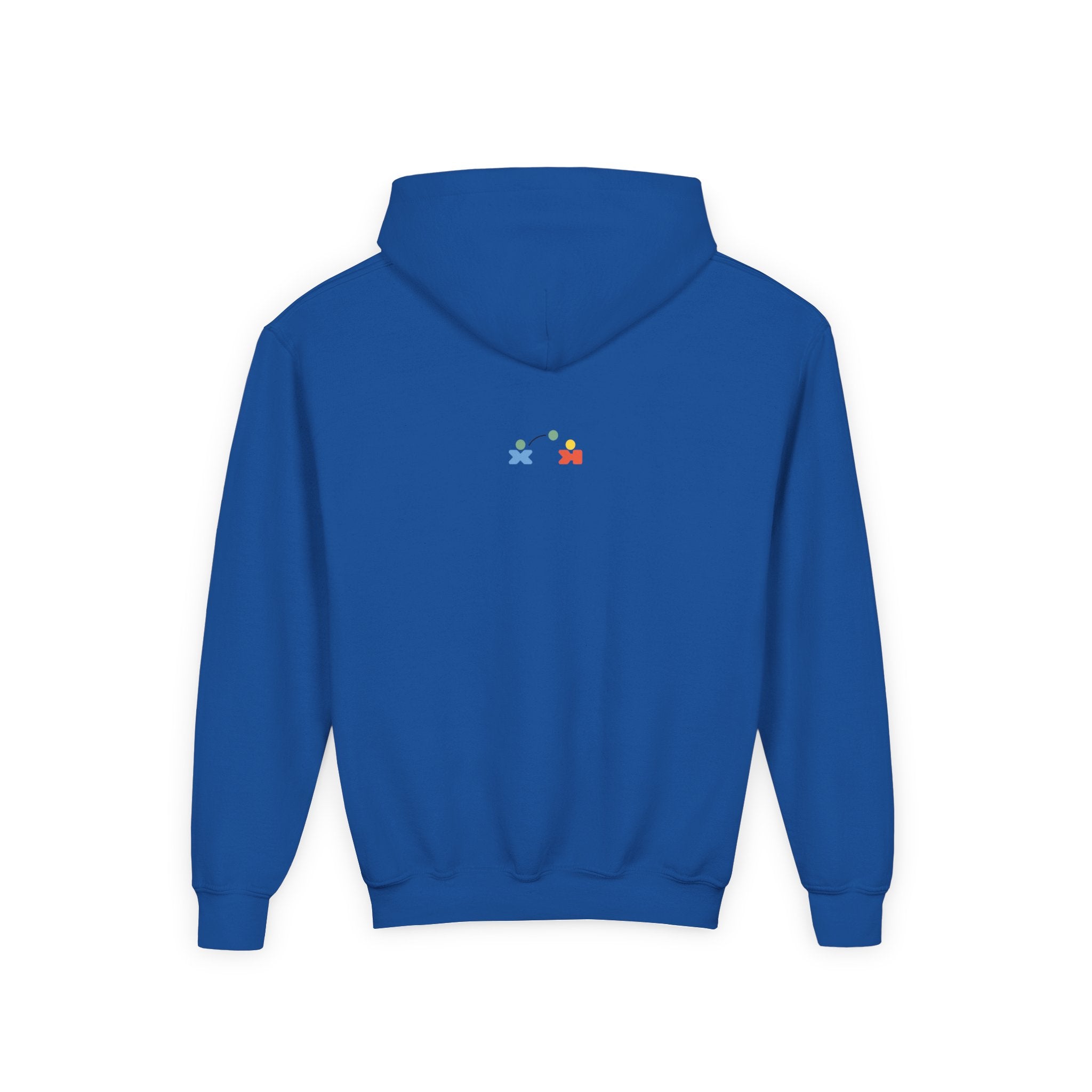 Colorful Youth Hoodie with 'Hi There!' Design