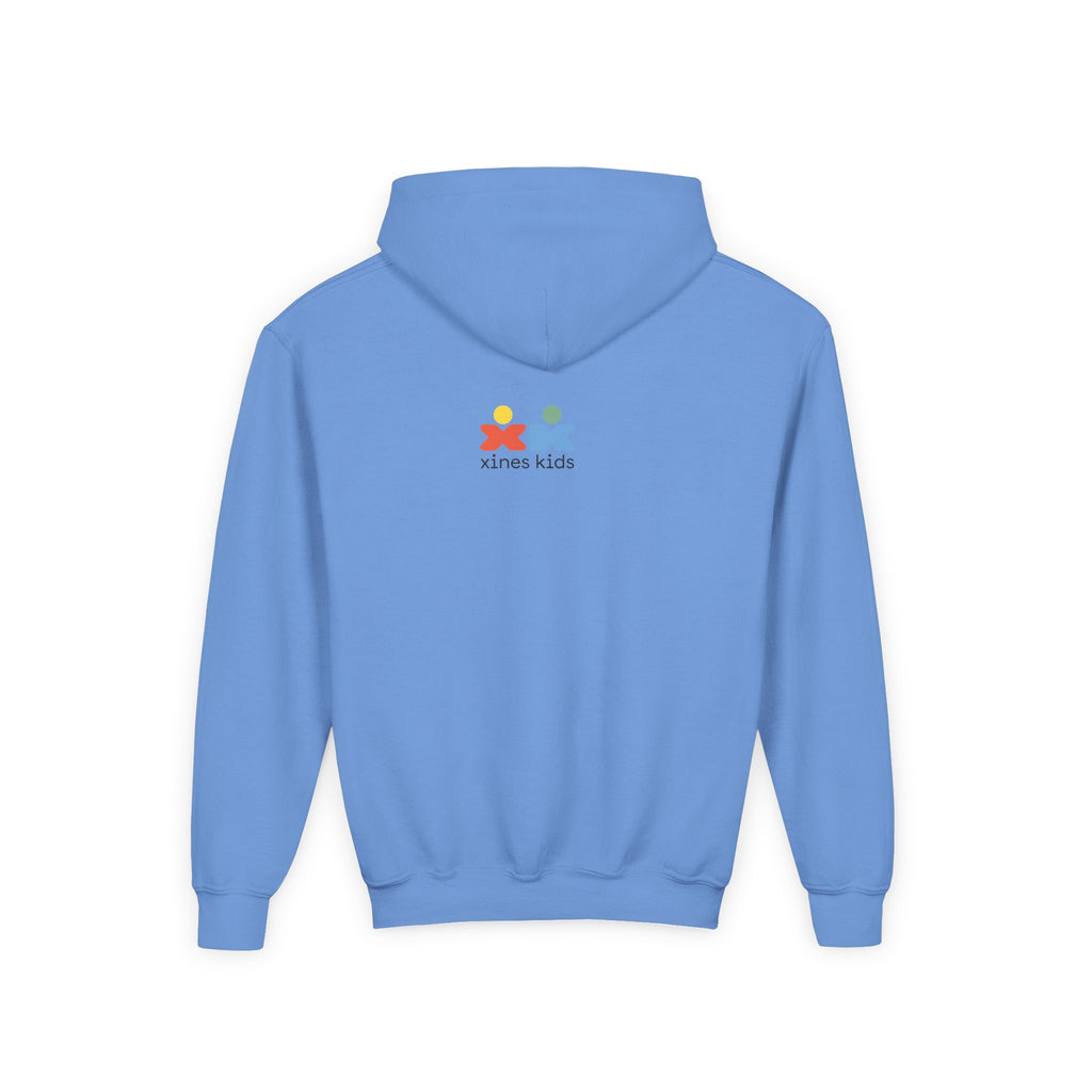 Youth Heavy Blend Dog Lover Hoodie, Cute Dog Sweatshirt, Kids Animal Apparel, Perfect for Gift Giving, Throw and I’ll Go Design
