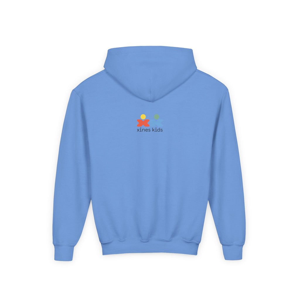 Youth Floral Customizable Hoodie, Cozy Sweatshirt for Boys and Girls, Perfect Gift for Kids, Louie, Teenage Birthdays, Celebrations, [...]