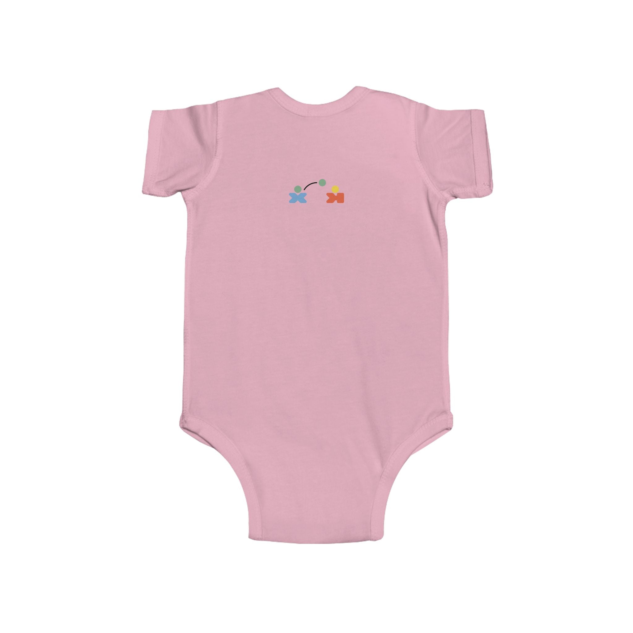 Pink Bow Baby Bodysuit, Cute Infant Onesie,