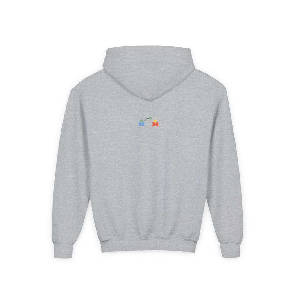 Colorful Youth Hoodie with 'Hi There!' Design