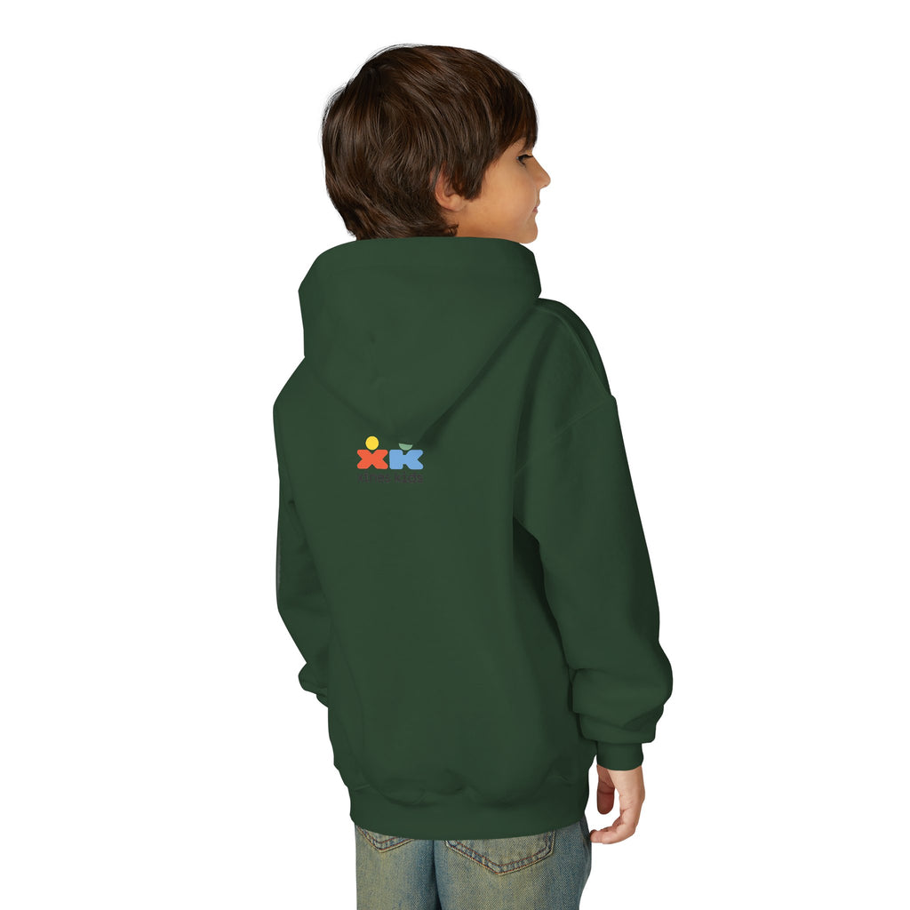 Youth Floral Customizable Hoodie, Cozy Sweatshirt for Boys and Girls, Perfect Gift for Kids, Louie, Teenage Birthdays, Celebrations, [...]