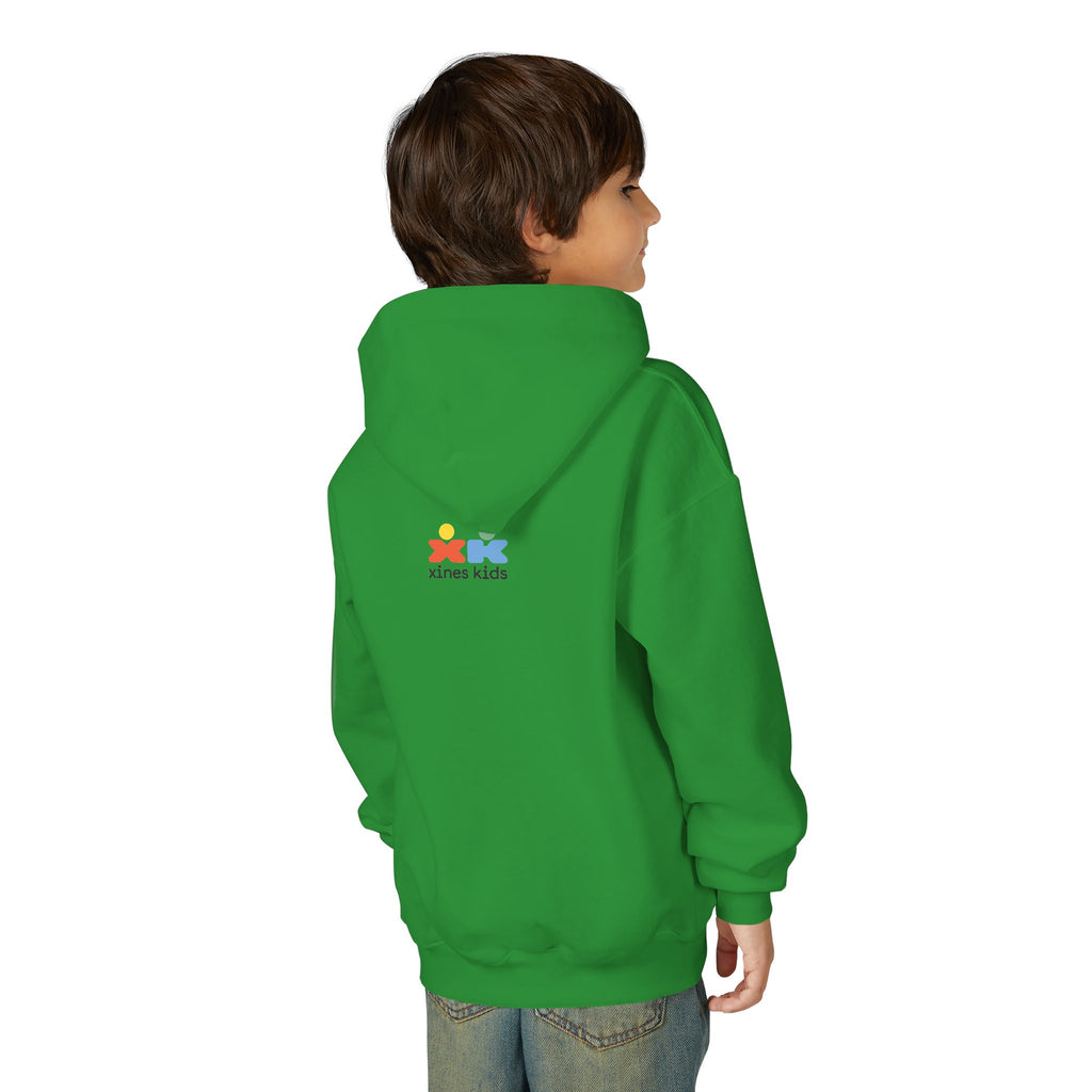 Youth Floral Customizable Hoodie, Cozy Sweatshirt for Boys and Girls, Perfect Gift for Kids, Louie, Teenage Birthdays, Celebrations, [...]