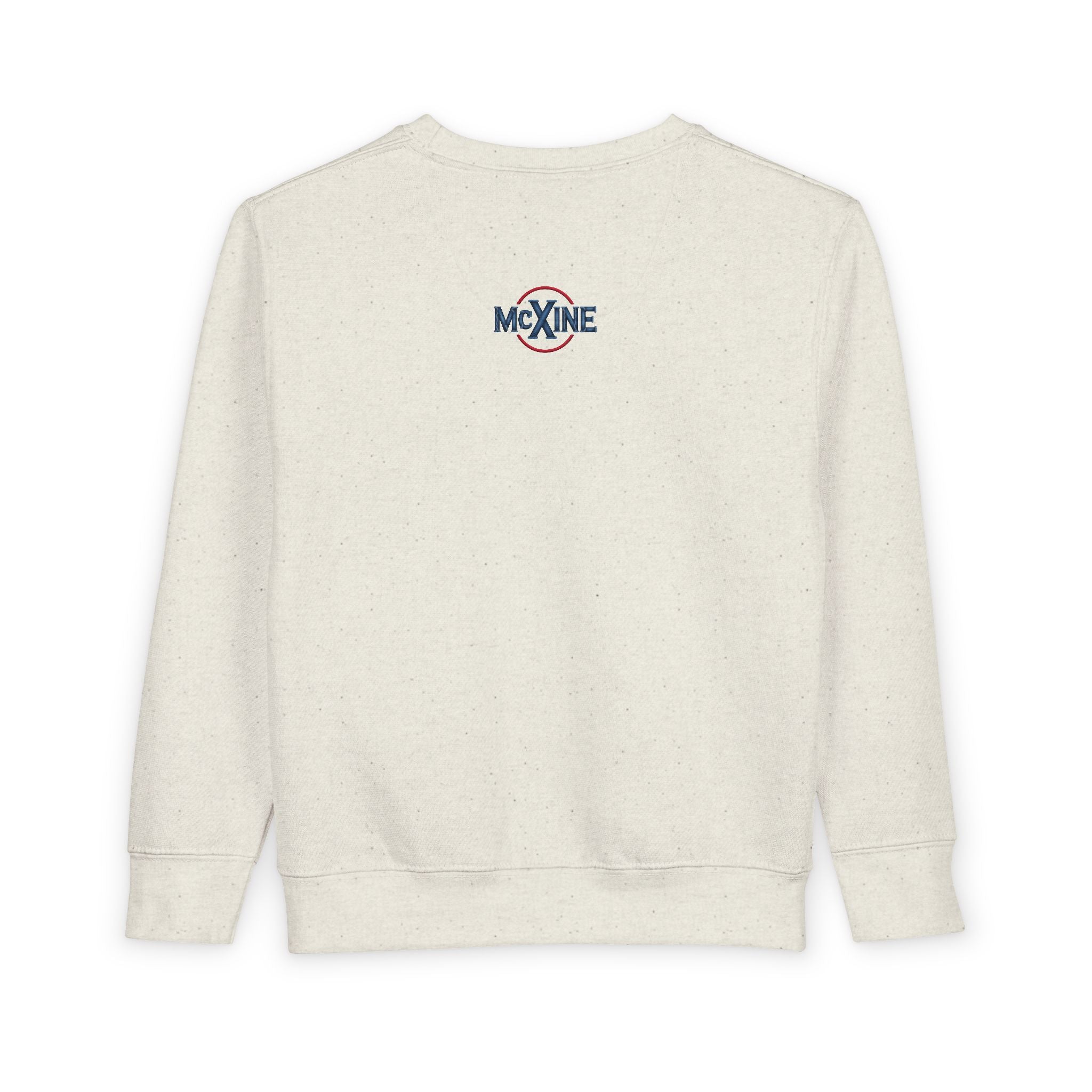 Colorful Toddler Sweatshirt with Custom Name Design, Perfect Gift for Kids Birthdays, Playdates, Family Outings, Fun and Cozy Printify