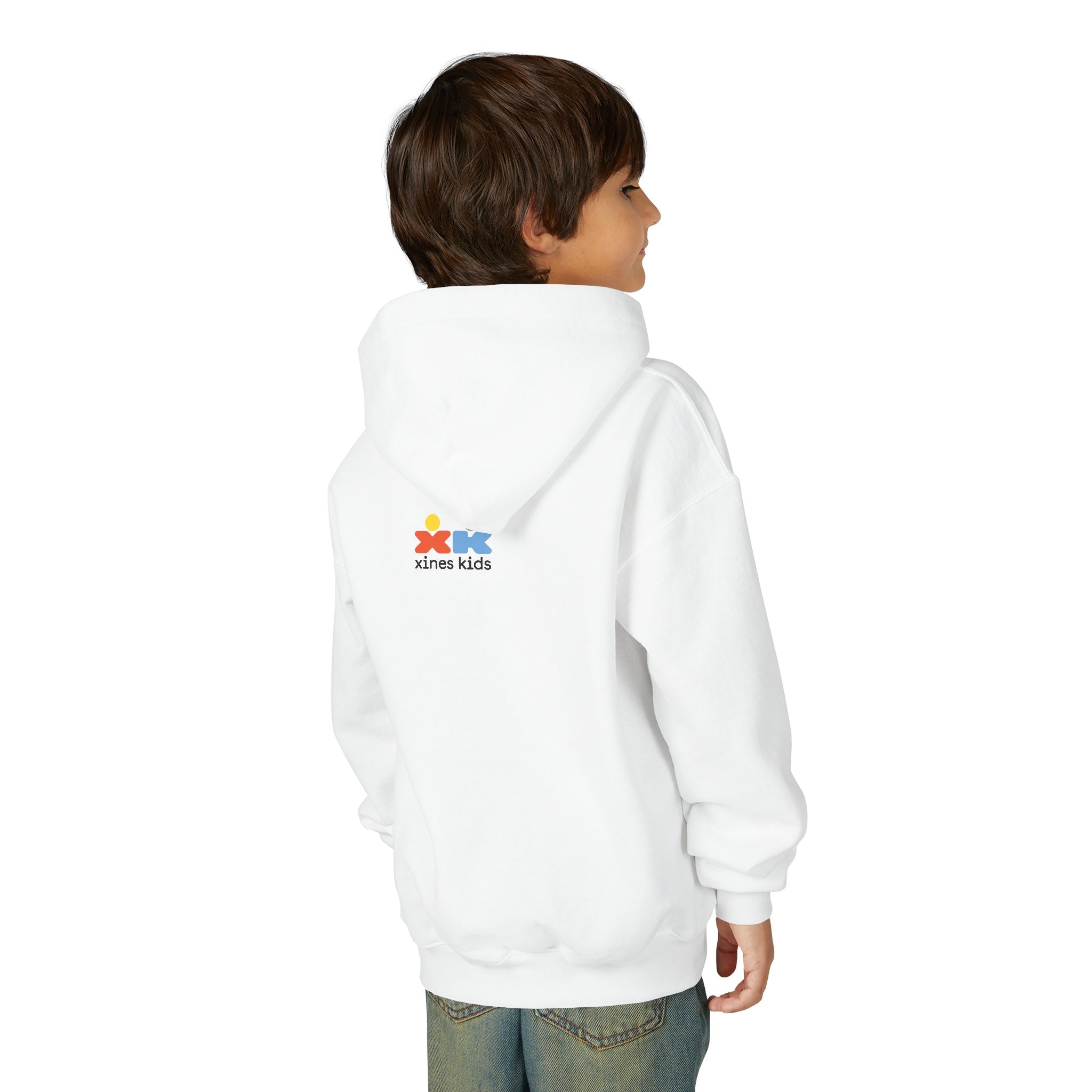 Youth Heavy Blend Dog Lover Hoodie, Cute Dog Sweatshirt, Kids Animal Apparel, Perfect for Gift Giving, Throw and I’ll Go Design