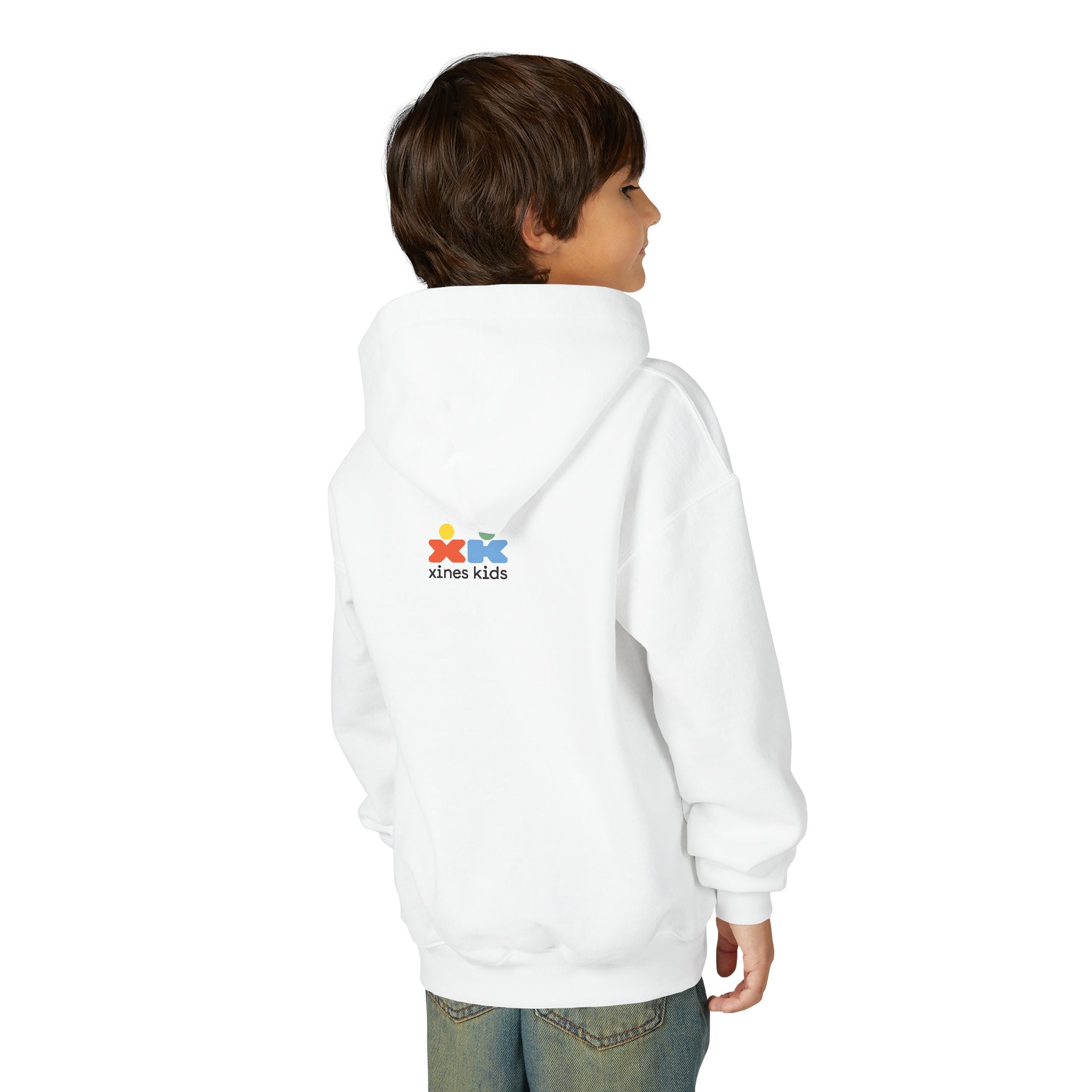 Youth Floral Customizable Hoodie, Cozy Sweatshirt for Boys and Girls, Perfect Gift for Kids, Louie, Teenage Birthdays, Celebrations, [...]