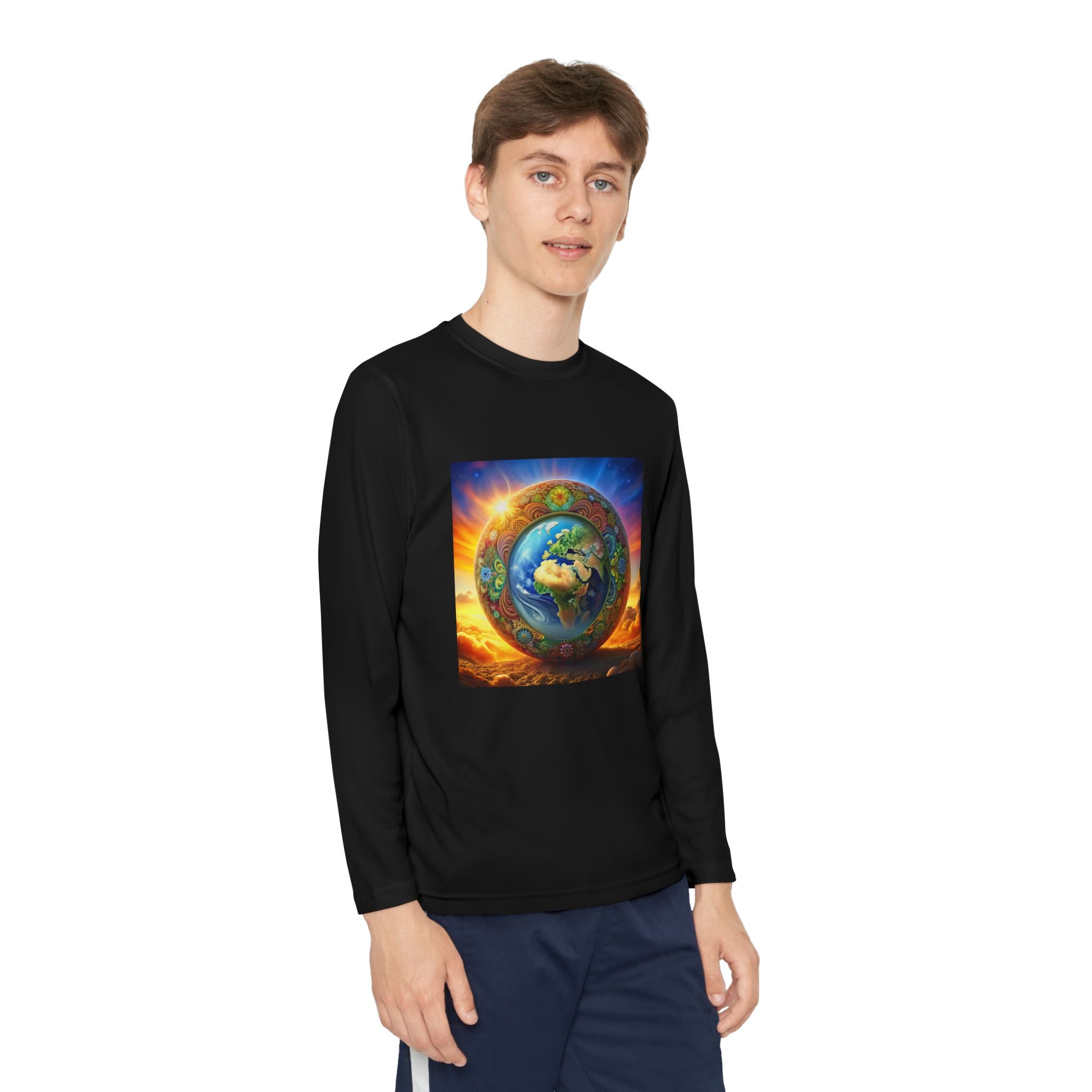 Youth Earth-Inspired Long Sleeve Shirt