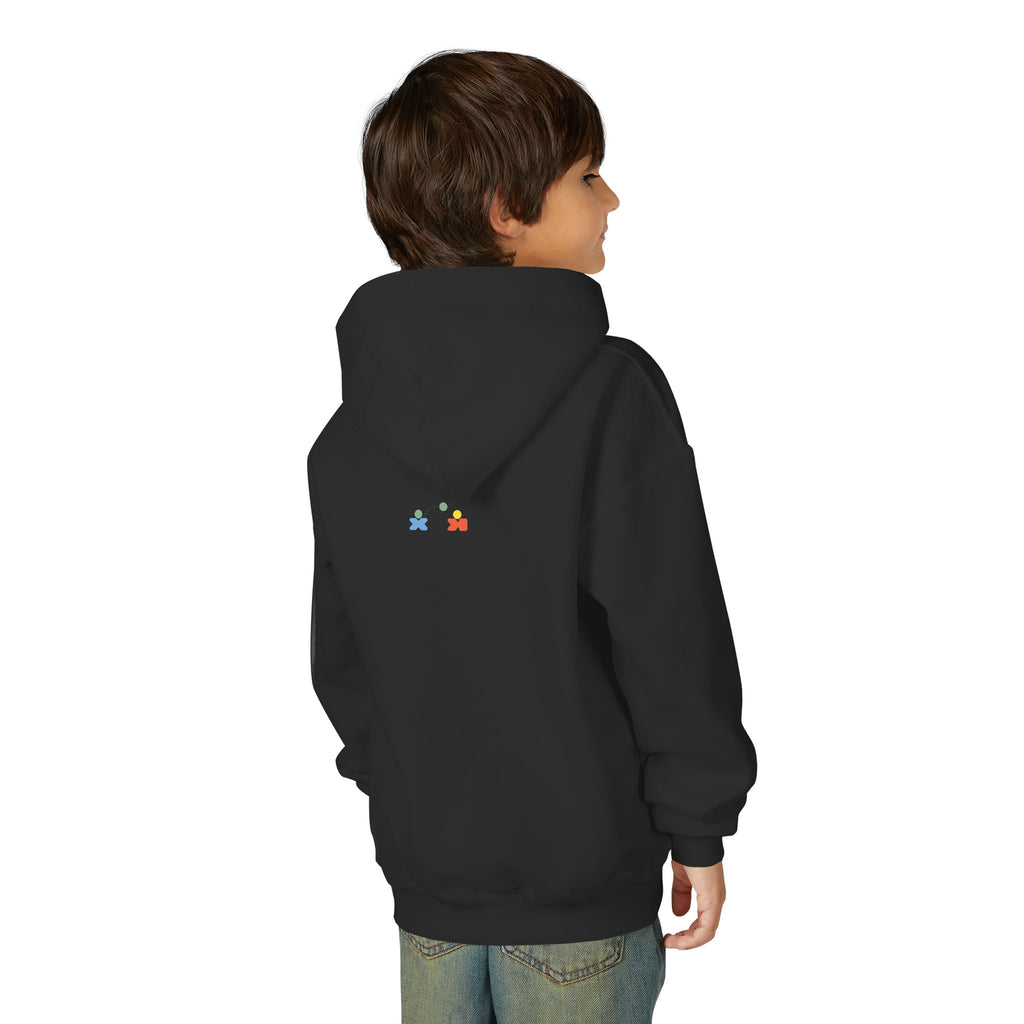 Colorful Youth Hoodie with 'Hi There!' Design