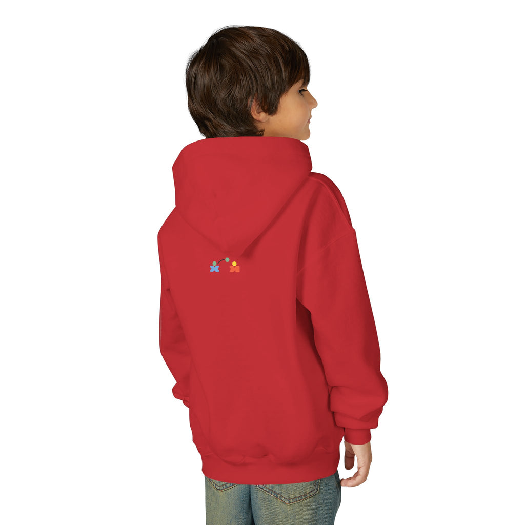 Colorful Youth Hoodie with 'Hi There!' Design