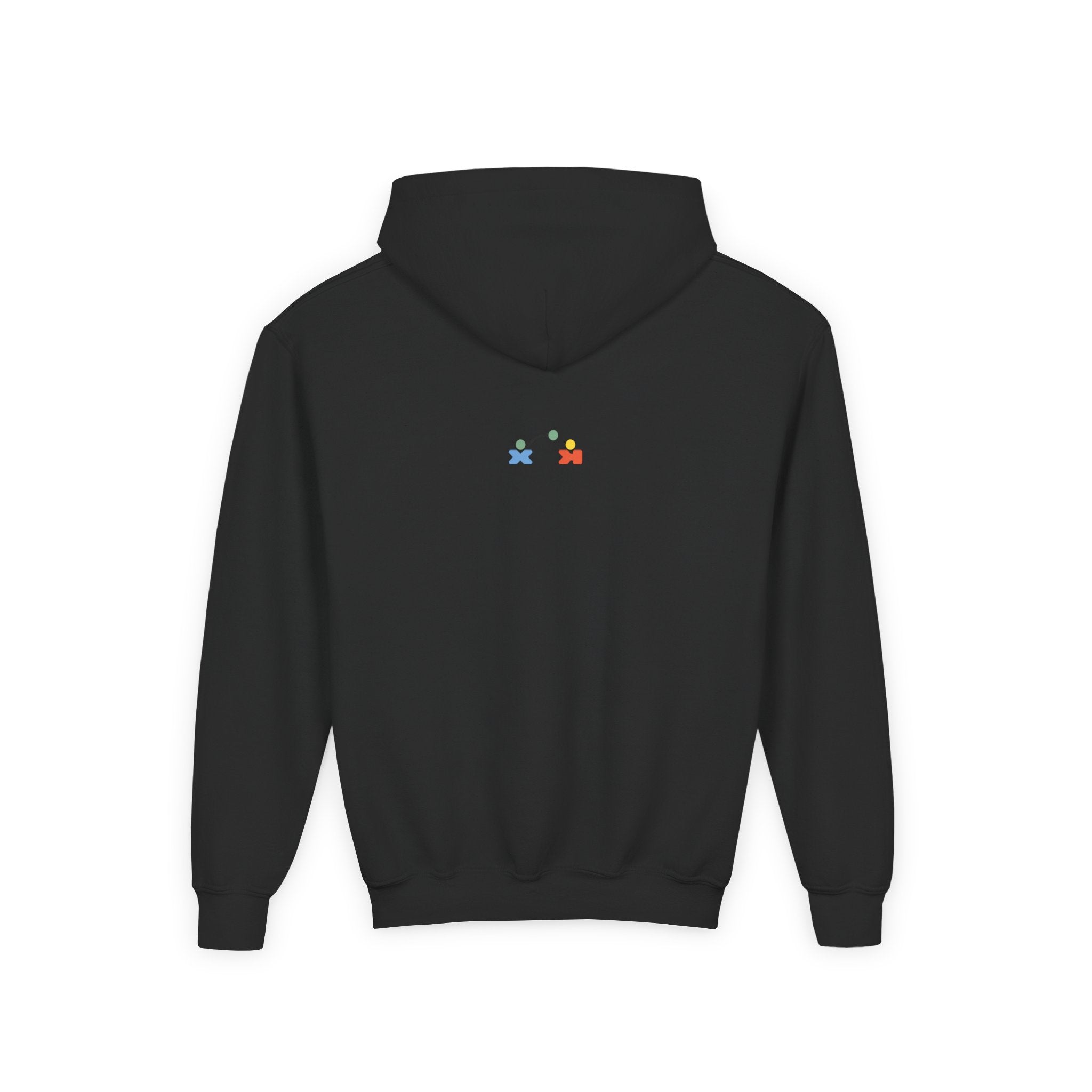 Colorful Youth Hoodie with 'Hi There!' Design