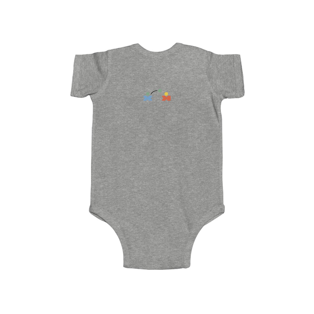 Pink Bow Baby Bodysuit, Cute Infant Onesie,