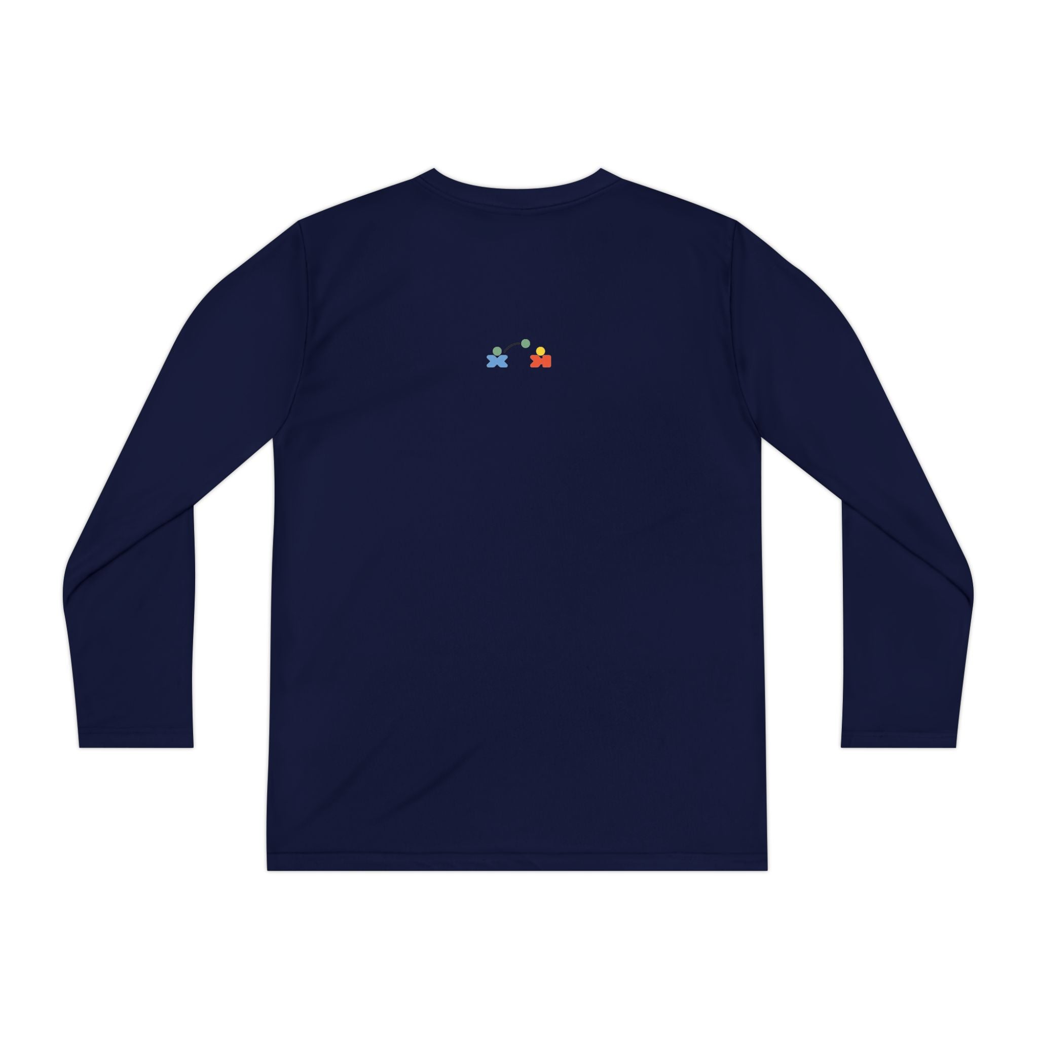 Colorful Youth Long Sleeve Tee, Fun Kids Tee, Rainbow Graphic Shirt, Casual Long Sleeve Top, Playful Apparel for Kids