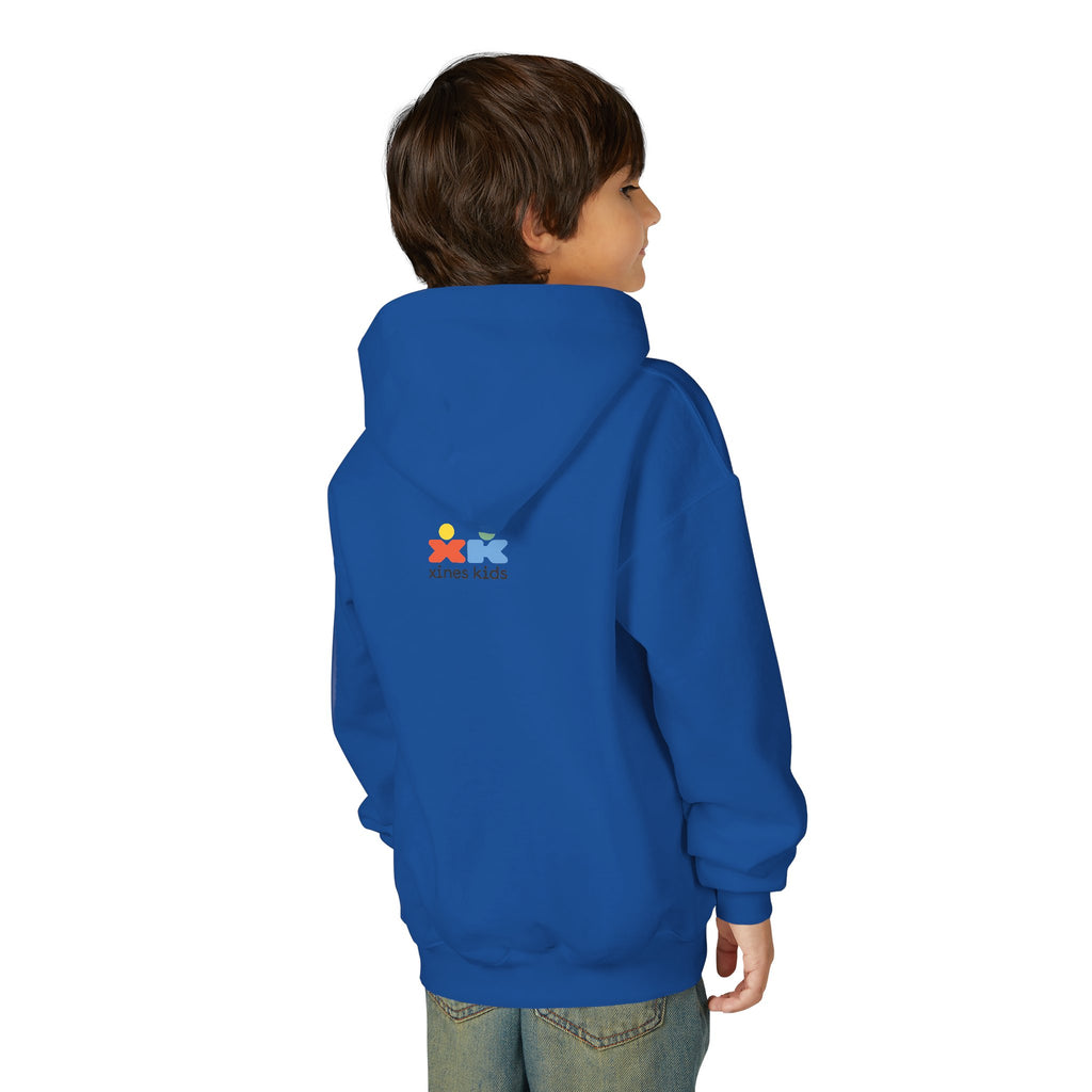 Youth Floral Customizable Hoodie, Cozy Sweatshirt for Boys and Girls, Perfect Gift for Kids, Louie, Teenage Birthdays, Celebrations, [...]