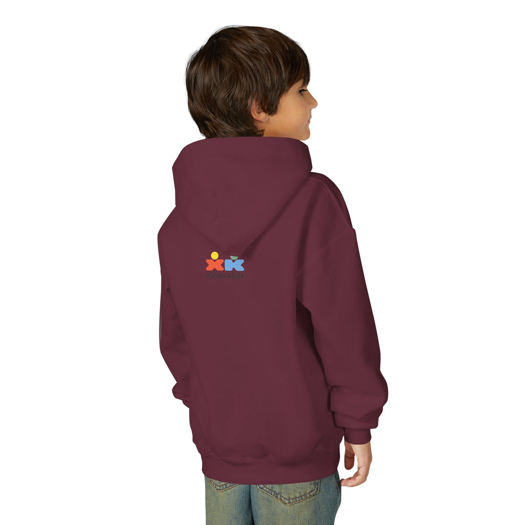 Youth Floral Customizable Hoodie, Cozy Sweatshirt for Boys and Girls, Perfect Gift for Kids, Louie, Teenage Birthdays, Celebrations, [...]
