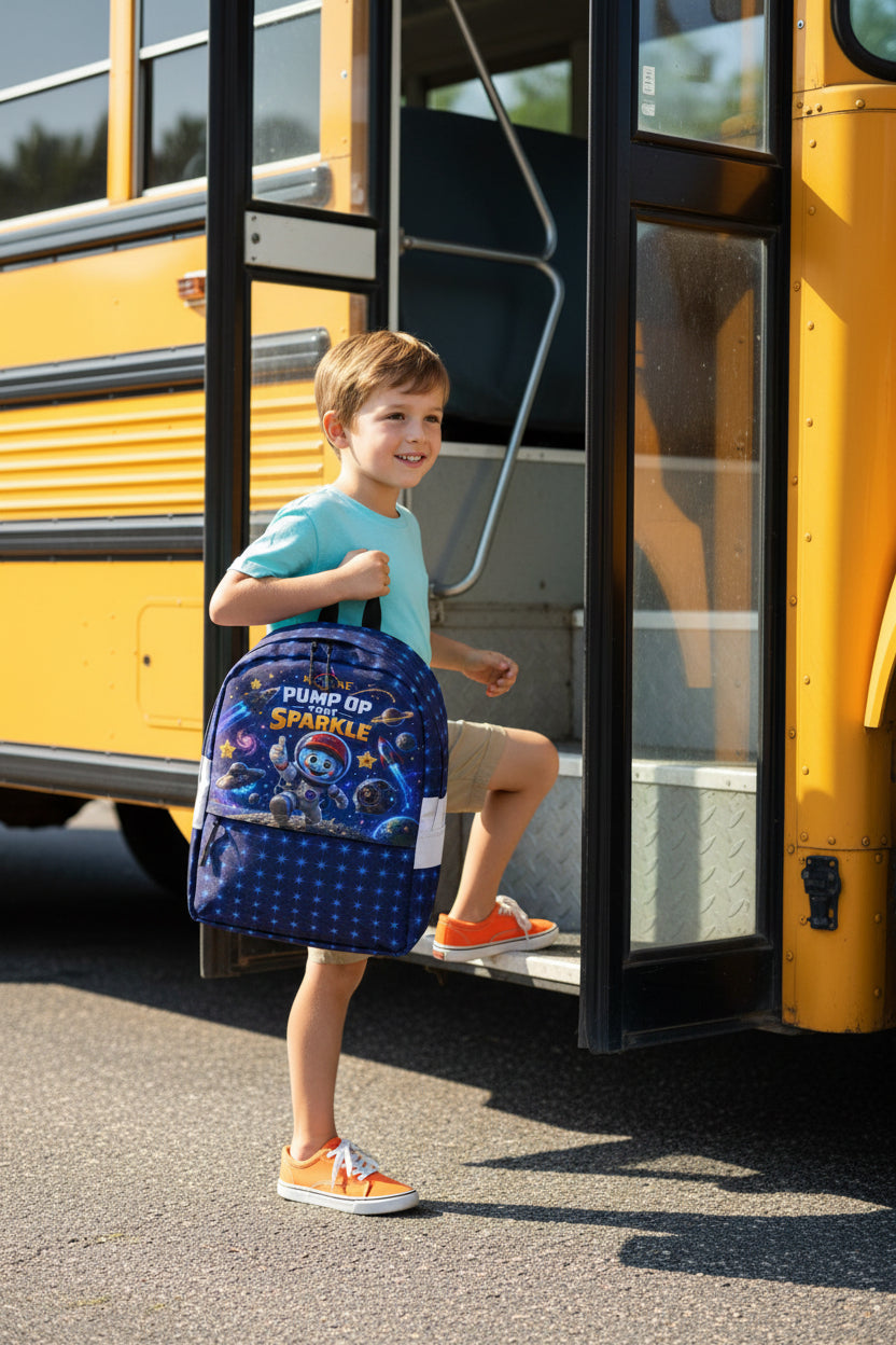 McXine® Pump Op That Sparkle™ Backpack – Xinetje Space Adventure
