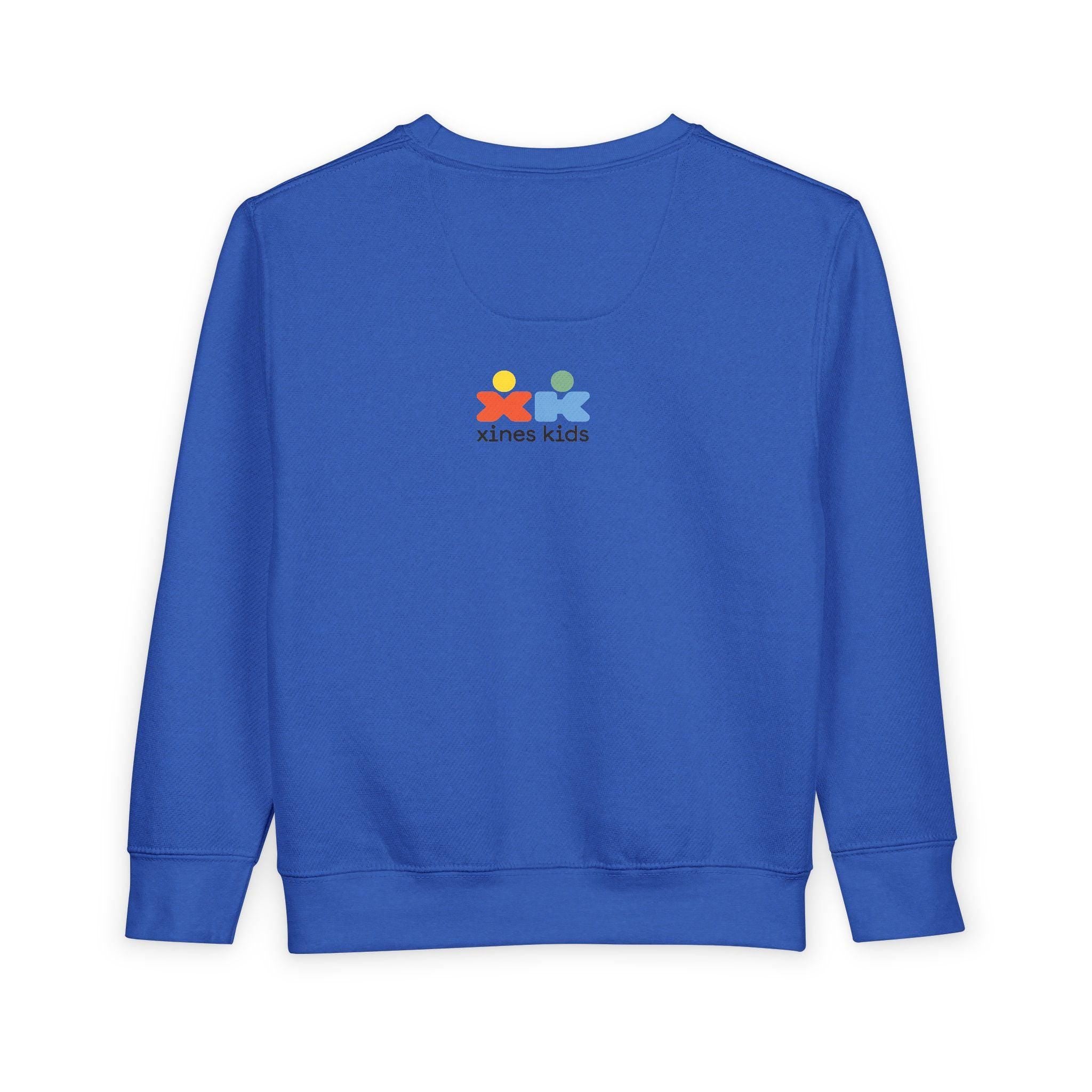 Personalized Toddler Sweatshirt – Custom Name | Retro Cars & Flowers Design | Soft Cotton-Poly | McXinetje-McXine