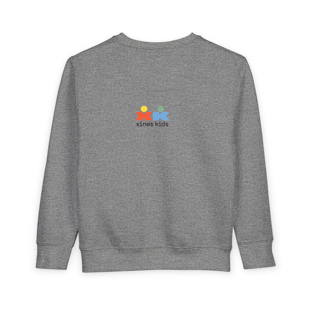 Personalized Toddler Sweatshirt – Custom Name | Retro Cars & Flowers Design | Soft Cotton-Poly | McXinetje-McXine