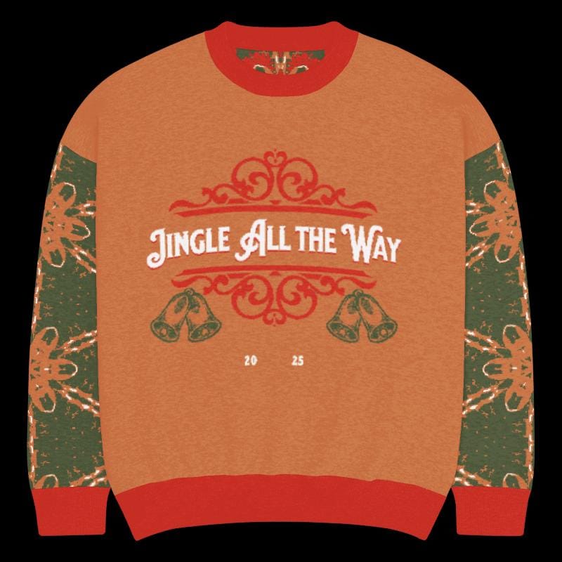 Knitted sweater - ugly Christmas Sweater - Jingle All The Way in Style! Etsy