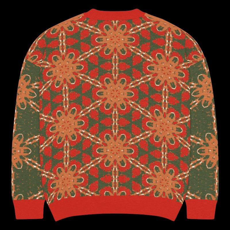 Knitted sweater - ugly Christmas Sweater - Jingle All The Way in Style! Etsy